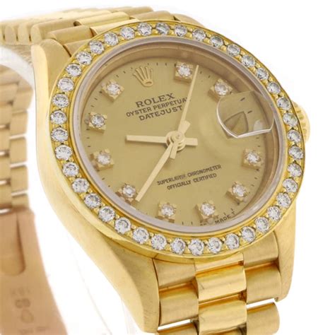 rolex presidential champagne